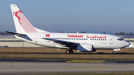 самолет Tunisair